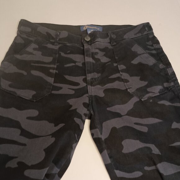 Democracy Women’s Absolution Blue Black Gray Camo Skinny Jeans Size 8 - Picture 4 of 15